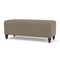 Lesro Siena Lounge Reception Loveseat Bench, Walnut, MD Farro Upholstery SN6001 - alternate 3